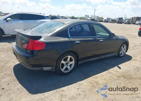 2004 Infiniti G35 from USA, damaged, VIN JNKCV51E44M605089